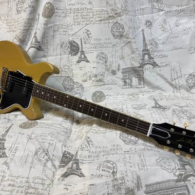 Epiphone Inspired by Gibson Custom Shop '60 Les Paul Special Double Cutaway TV Yellow Gibson Style Open Book Headstock image 15