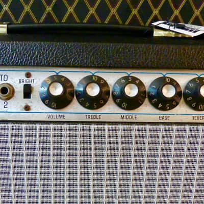 Vintage 1972 Fender Super Six (Twin) Reverb Amp Head With Original Footswitch and Mojotone Head image 3