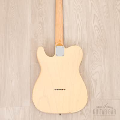2014 Navigator by ESP N-TE-ASR T-Style Ash, Blonde Lacquer w/ Seymour Duncan Antiquity, Case & Tag image 3