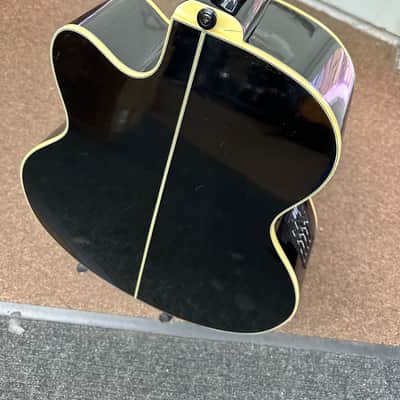 Used Ibanez 4 String Acoustic/Electric Bass Black Local Pick Item image 7