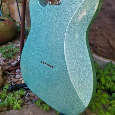 Squier FSR Classic Vibe 70s Telecaster Deluxe 2020 - Sea Foam Sparkle image 7
