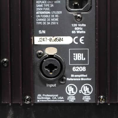 JBL 6208 Bi-Amplified Reference Monitor Speaker - Single | Reverb