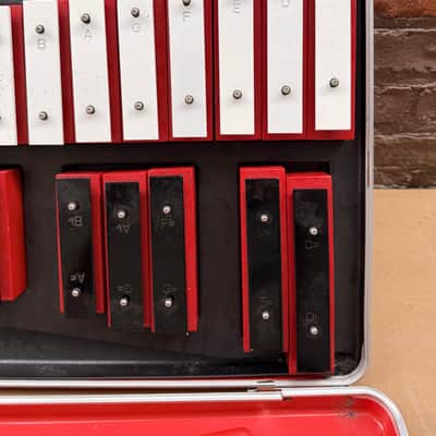 Rhythm Band Glockenspiel Bell Kit 2-Octave Chromatic Set w/ SKB Hard Case & Mallets - Korea image 4