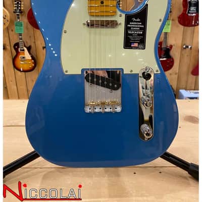Fender American Professional Classic Telecaster, Maple Fingerboard, Faded Lake Placid Blue image 1
