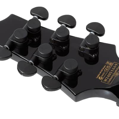 Schecter V-1 Przym Palladium guitar in Gloss Black image 5
