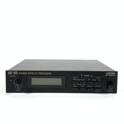 Boss SE-50 Stereo Effects Processor 1990 - 1996 - Black TGHM image 1
