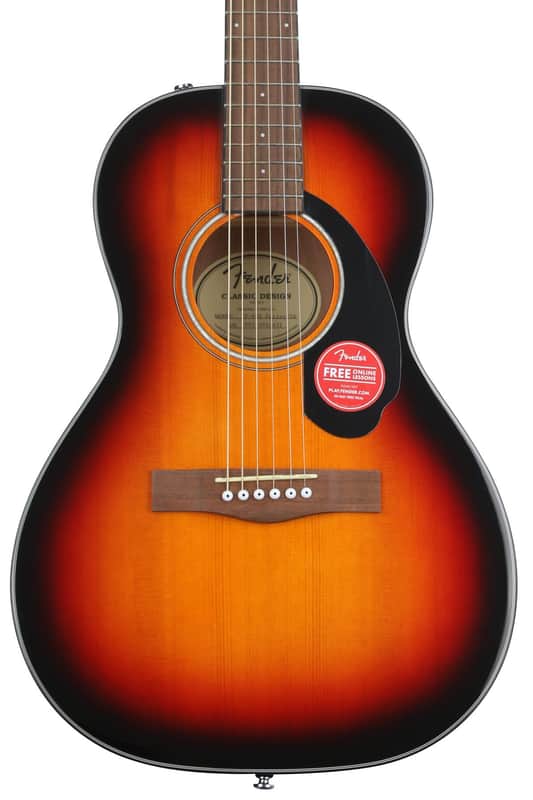 Fender CP-60S Parlor Acoustic Guitar - Sunburst image 1