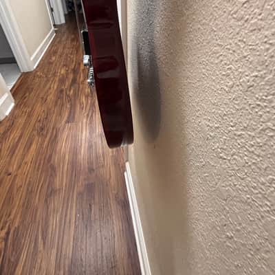 Left Handed Gibson Les Paul Studio without Fretboard Binding 2019 - 2024 - Wine Red image 8