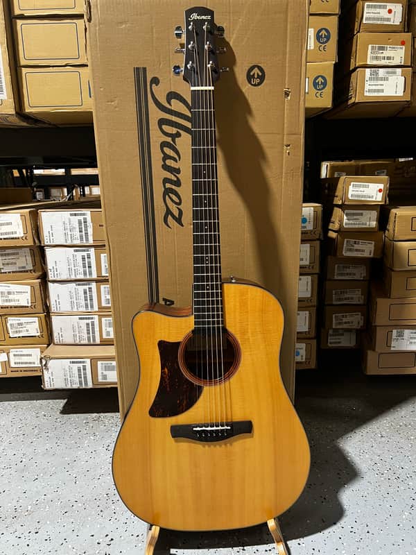 Ibanez Advanced Acoustic Left-Hand AAD170LCE Acoustic Electric Guitar - Natural Low Gloss image 1