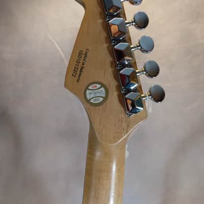 Squier Bullet Stratocaster Hardtail Electric Guitar 2001 Red image 4
