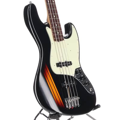 Fender Japan Traditional 2025 Collection 60s Jazz Bass Guitar RW FB, Black 3-Tone Sunburst (Z8)(27219) (27219) image 3