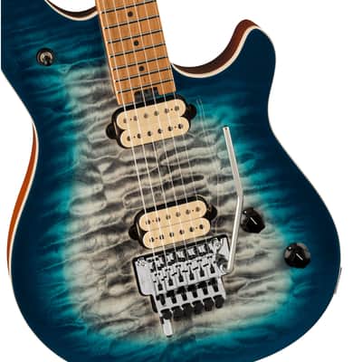 EVH Wolfgang Special QM Baked Maple Indigo Burst - Electric Guitar image 3