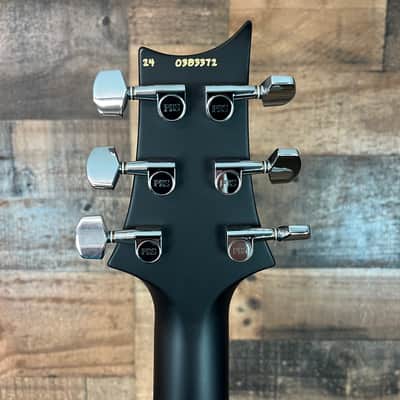 PRS CE 24 Semi-Hollow, Satin Faded Grey Black Blue Burst, Ebony, 372 image 12
