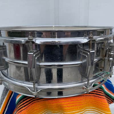 1965 Ludwig LM400 Supraphonic 5x14" 10-Lug Aluminum Snare Drum Chrome-Plated image 6