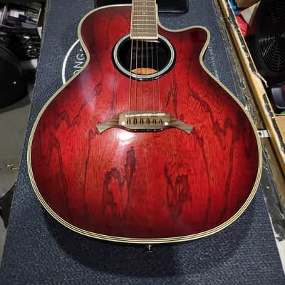 Crafter FX-550EQ Acoustic-Electric Guitar Trans Purple image 3