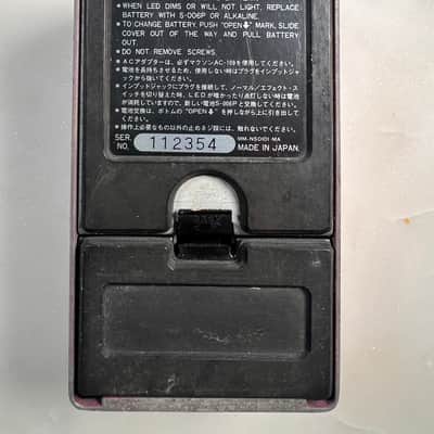 First Batch Ibanez AD-9 Analog Delay 1981 - MN3205 and JRC4558D op amp s/n 112354 black label SKU0025 image 12