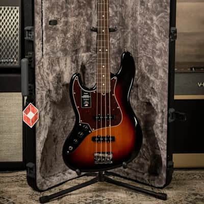 Fender American Professional II Left-Handed Jazz Bass - 3-Color Sunburst with Hardshell Case image 12