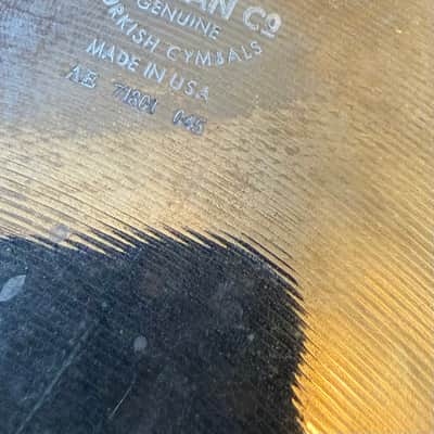 Zildjian 14" A Custom Hi-Hat Cymbals (Pair) 1991 - Present - Brilliant image 6
