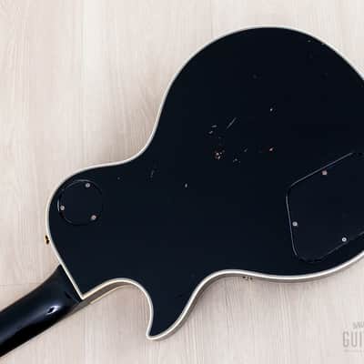 1981 Gibson Les Paul Custom Black Beauty 3 Pickup Ebony w/ Tim Shaw & T Tops, Case image 14