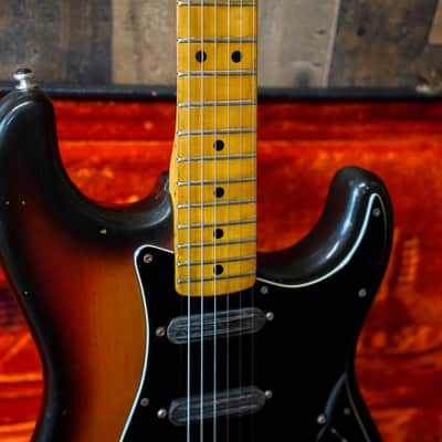 Fender Stratocaster 1977 Sunburst Modified Super Strat HHH Kahler w/ OHSC image 5