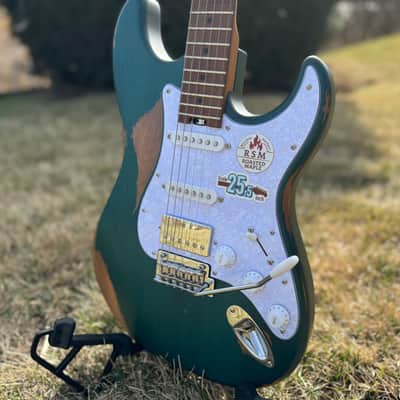 Bacchus (Strat) BSH-Aged RSM - Aquamarine image 2