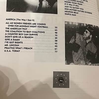 Hank Williams Jr. Pure Hank and America Piano Vocal & Guitar Book image 2