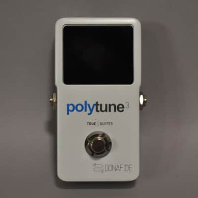 TC Electronic Polytune 3 Polyphonic Tuner White image 1