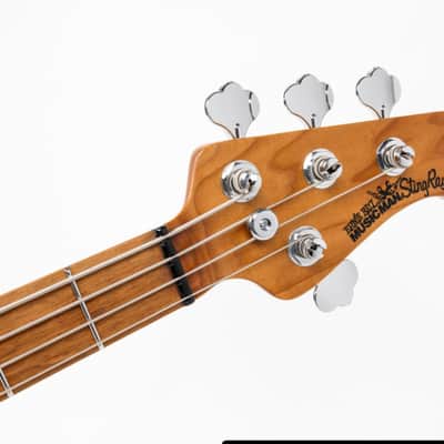 Ernie Ball Music Man StingRay 4 H Special, Translucent Oxblood / Roasted Maple *ON ORDER ETA  April 2026 image 8