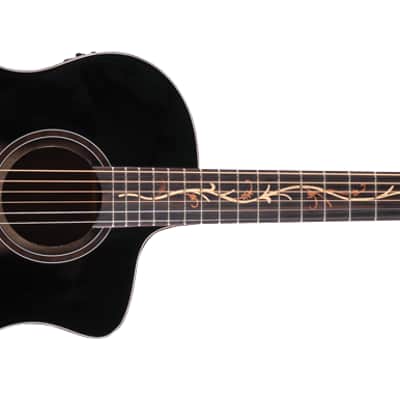 Washburn BTS9VCECH Bella Tono S9V Spruce Top Okoume Neck 6-String Acoustic-Electric Guitar image 3