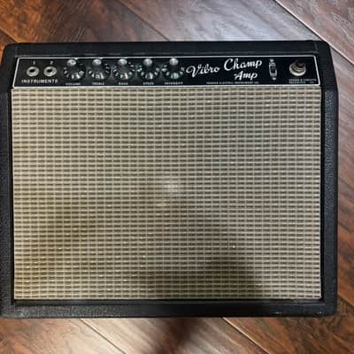 Fender Vibro Champ 6-Watt 1x8" Guitar Combo 1964 - 1967 - Black Panel image 2