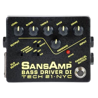 TECH 21 SansAmp BASS D DI 美品 Tech 21 SansAmp Bass Driver DI Preamp | zZounds