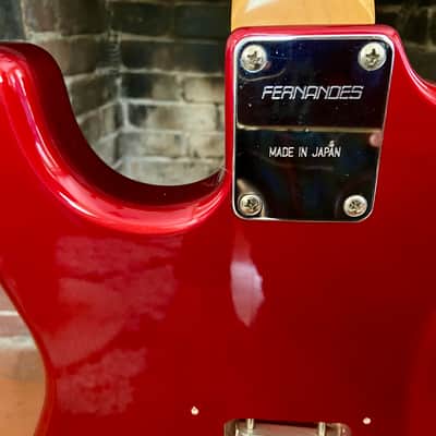 Fernandes Strat 90’s - Cherry Red with OHSC image 9