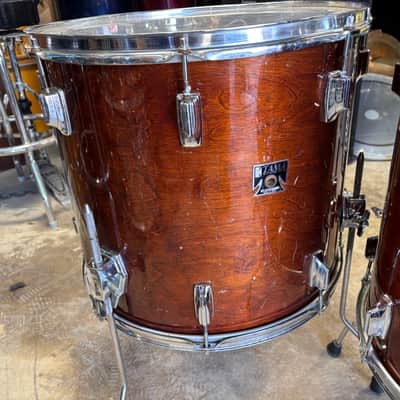 Tama 80’s Superstar Mahogany 24-14-16-18 Drum Set image 5