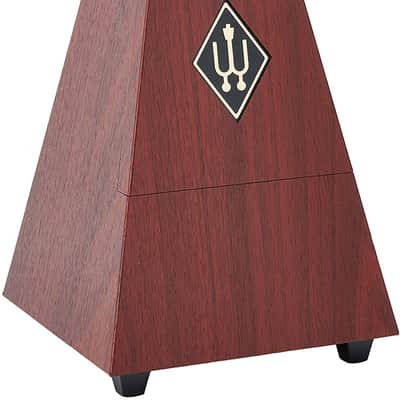 Wittner 845111 845/855 Series Maelzel Metronome Plastic Casing Mahogany Grain Design - No Bell image 3