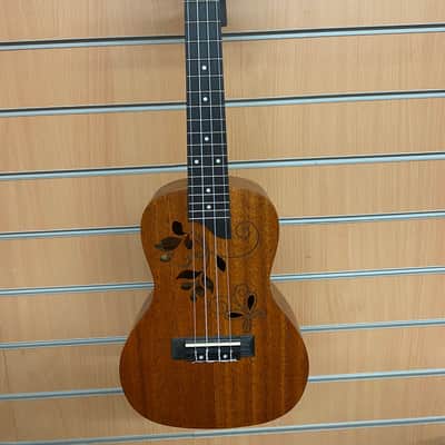 Blackwater Sapele Flower Concert Ukulele image 1
