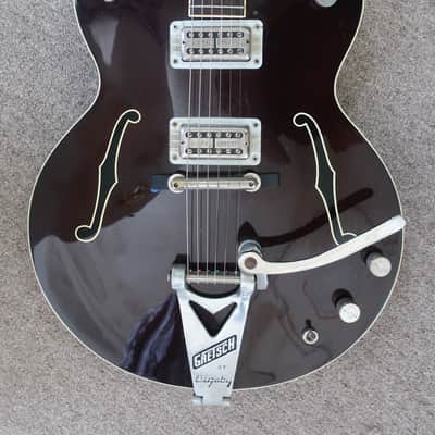 Vintage 1998 Gretsch Tennessee Rose G6119-1962FT Walnut w/ FilterTron Pickups, Bigsby & Case Very Dark Stain Near Black! image 4