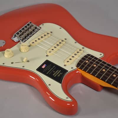 2026 Fender American Vintage II 1961 Stratocaster Fiesta Red w/OHSC image 10