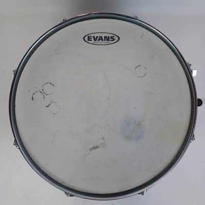 Ludwig Steel Rocker 8Lug Snare Drum 80s 5x14"Vintage Chrome Black/White #841176 image 9