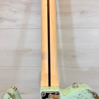 Uknown Telecaster Relic Partscaster Electric Guitar w/ DiMarzio Tone Zone T & Hard Case image 9