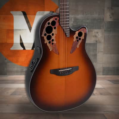 Ovation Celebrity Elite E-Acoustic Guitar CE44-1 Sunburst (CE44-1-G) image 1