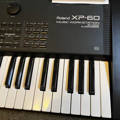 Roland XP-60 61-Key 64-Voice Music Workstation Keyboard 1998 - 2003 - Black image 3
