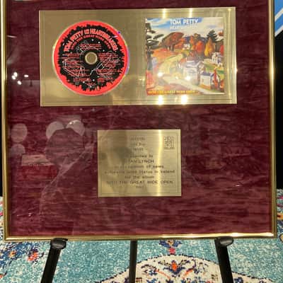 Stan Lynch Tom Petty and The Heartbreakers, Ireland, Into The Great Wide Open, Gold Record (#14) image 2