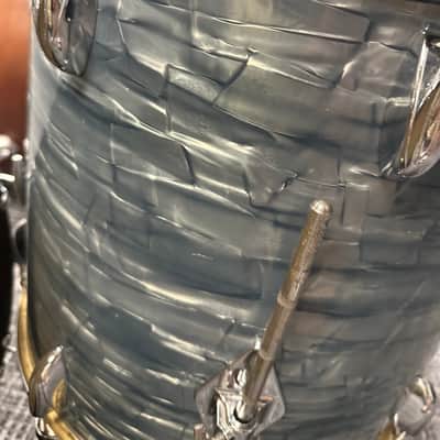 Gretsch Round Badge Mid 60s - Blue Oyster Pearl Wrap image 3