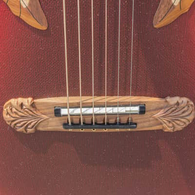 Ovation Adamas 1687GT-2 Deep Bowl Acoustic Electric Guitar Reverse Red Burst 2007 image 6