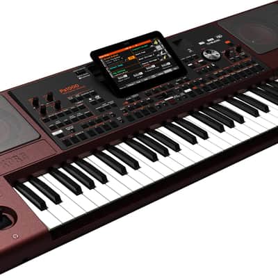 Korg PA1000 61-Key Professional Arranger Keyboard, Wine Red image 2