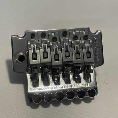 2000's Jackson Dinky Guitars JT-580LP Lefty Left Handed Chrome Licensed Floyd Rose Tremolo Guitar Bridge & Arm image 8