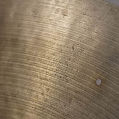 Zildjian 22" K. Zildjian New Stamp Ride Cymbal 1967 - 1977 - Traditional image 3