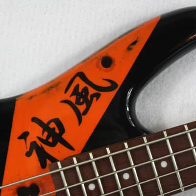 Custom Painted 2019 Ibanez Gio SGR 200B With Light Relic and Graphics image 9