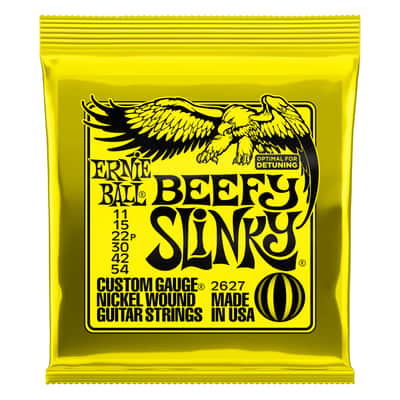 Ernie Ball Beefy Slinky 11-54 Nickel Wound Electric Guitar Strings - 2627 image 2