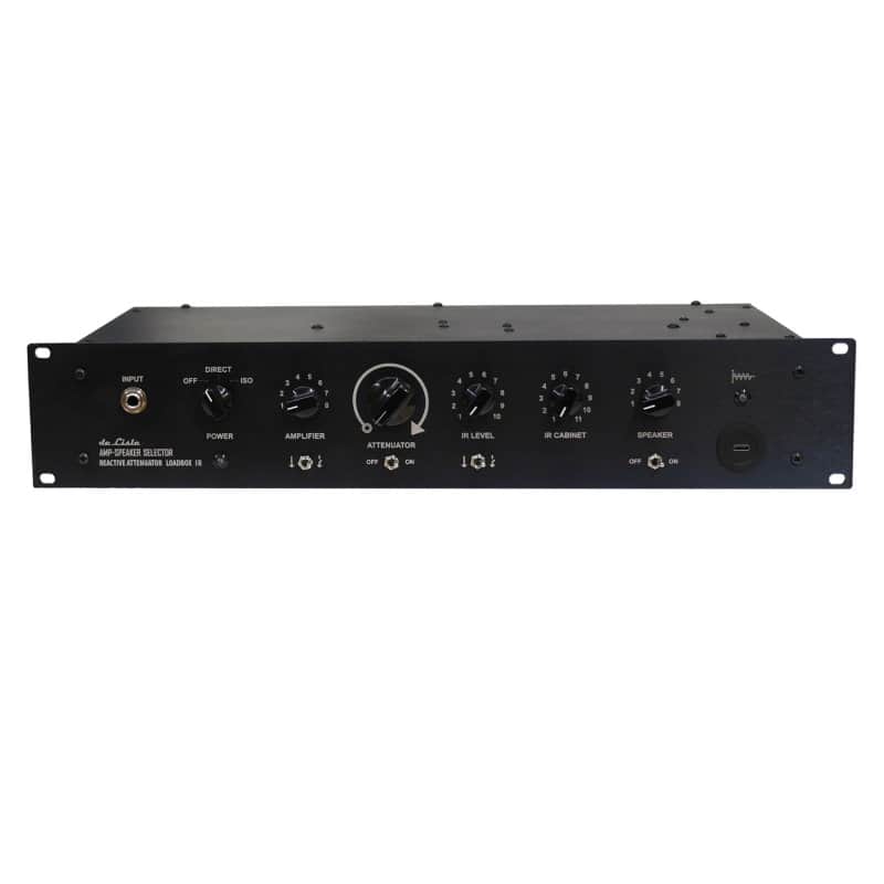 de Lisle Amp-Speaker Selector 8×8 Amplifier Speaker Cabinet Signal Router Switcher with Reactive Attenuator IR Loader image 1